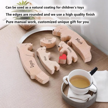 Personlised Family Bear Puzzle